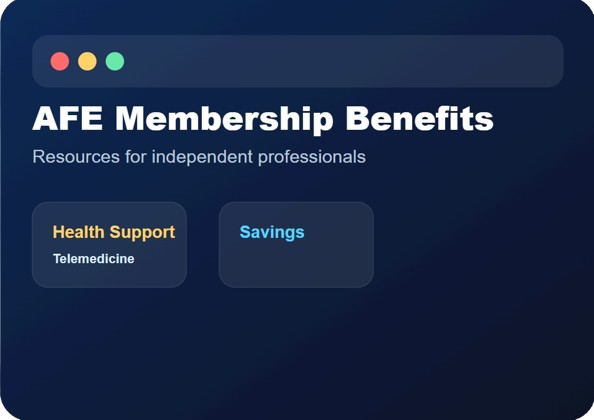 Entrepreneur benefits dashboard illustration